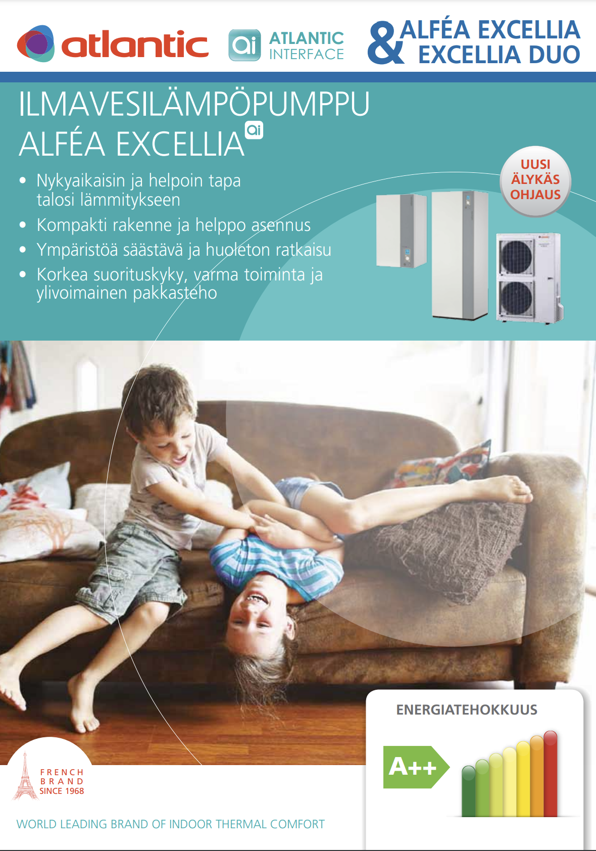 Atlantic Excellia Duo A.I. 11 ilmavesilämpöpumppu