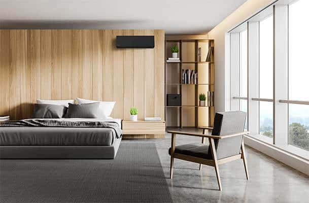 Toshiba Polar+ 35 Black ilmalämpöpumppu asennettuna