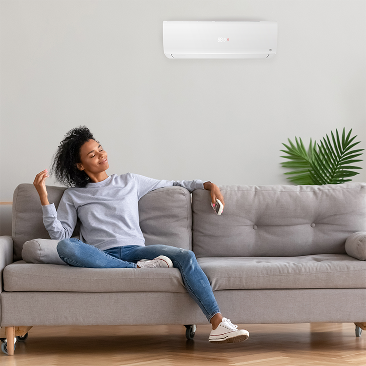 Wilfa Lofoten Powerful ilmalämpöpumppu asennettuna