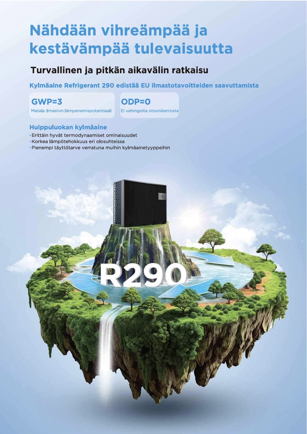 Midea R290 M Thermal Nature ilma-vesilämpöpumppu