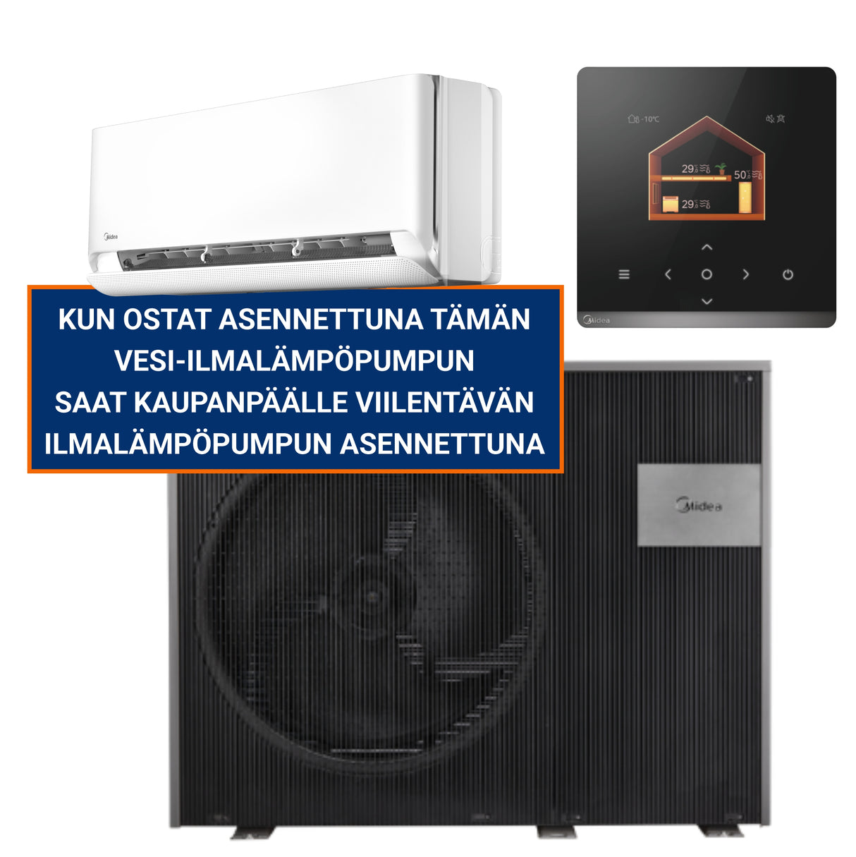 Midea R290 M Thermal Nature ilma-vesilämpöpumppu