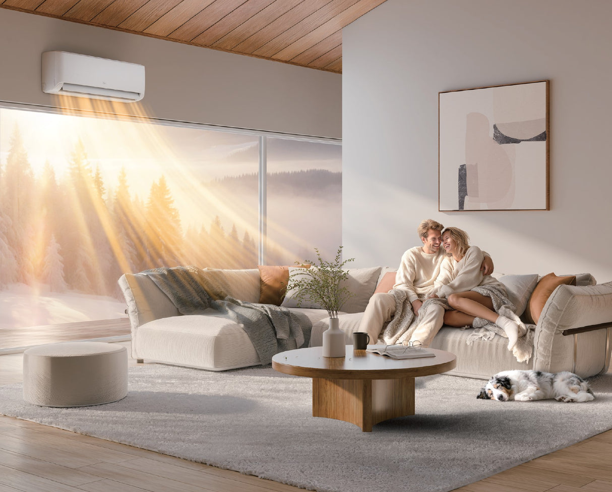 Midea Raynor ilmalämpöpumppu asennettuna