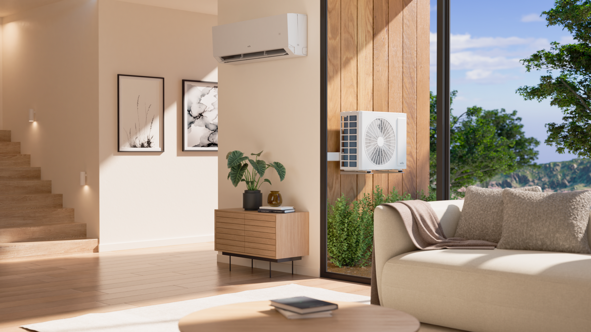 Wilfa Nordkapp 30 Design ilmalämpöpumppu asennettuna