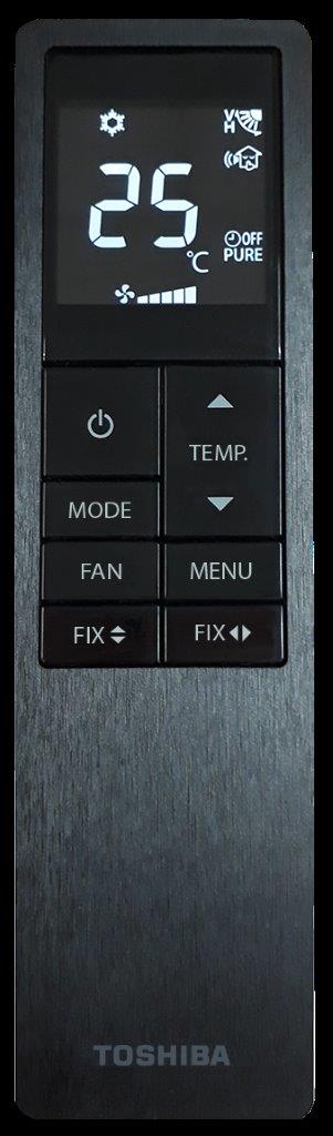 Toshiba Haori Nordic Design 25 viilentävä ilmalämpöpumppu asennettuna