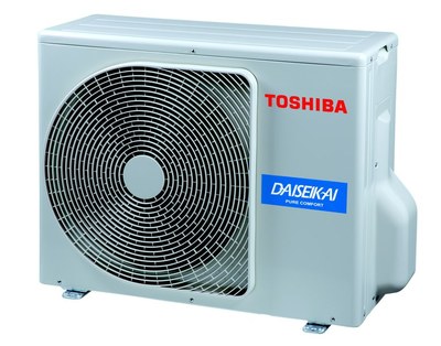 Toshiba Premium+ 35 viilentävä ilmalämpöpumppu asennettuna