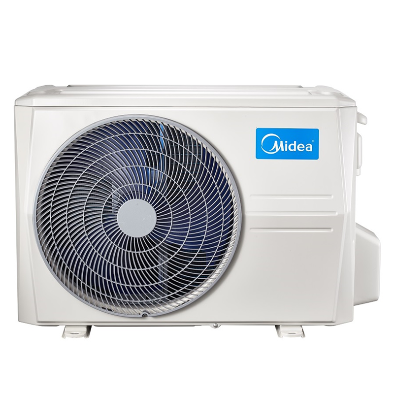 Midea Breezless E 12 viilentävä ilmalämpöpumppu asennettuna