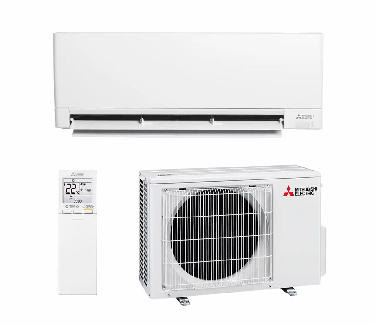 Mitsubishi Electric AY25 ilmalämpöpumppu asennettuna