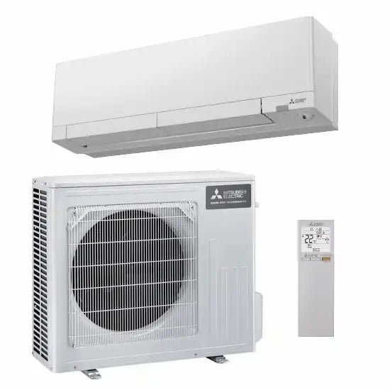 Mitsubishi Electric RW25 ilmalämpöpumppu asennettuna