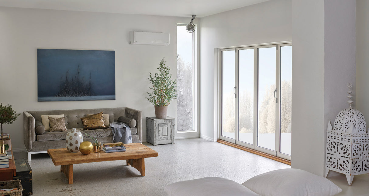 Toshiba Premium+ 35 viilentävä ilmalämpöpumppu asennettuna