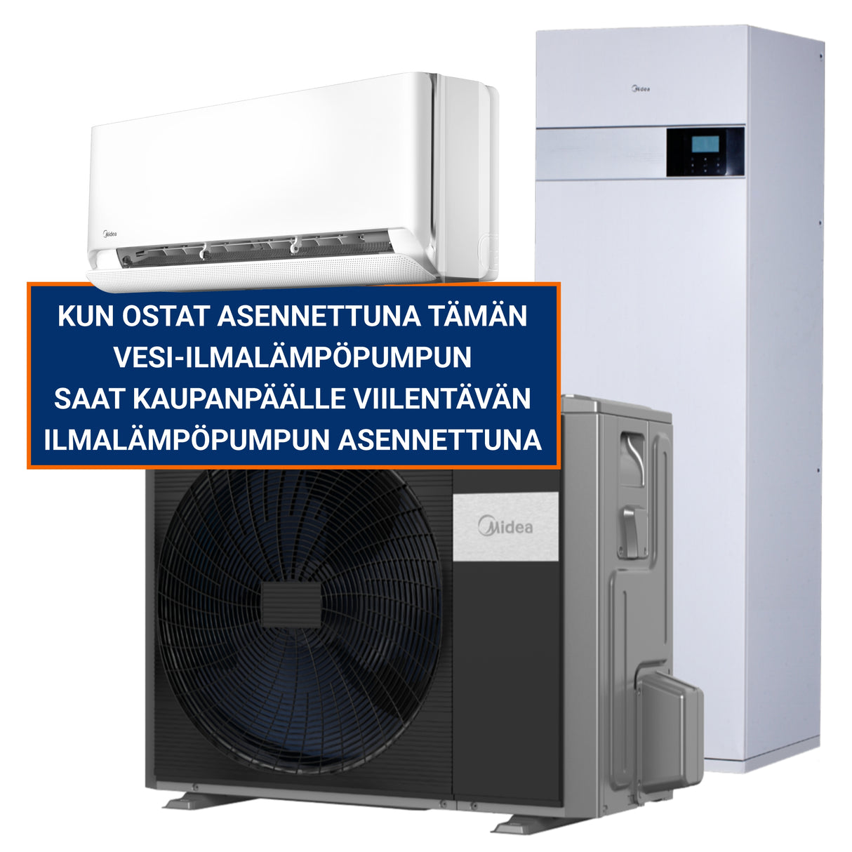 Midea M-Thermal Arctic ilma-vesilämpöpumppu