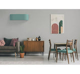 Toshiba Haori Nordic Design 35 ilmalämpöpumppu asennettuna