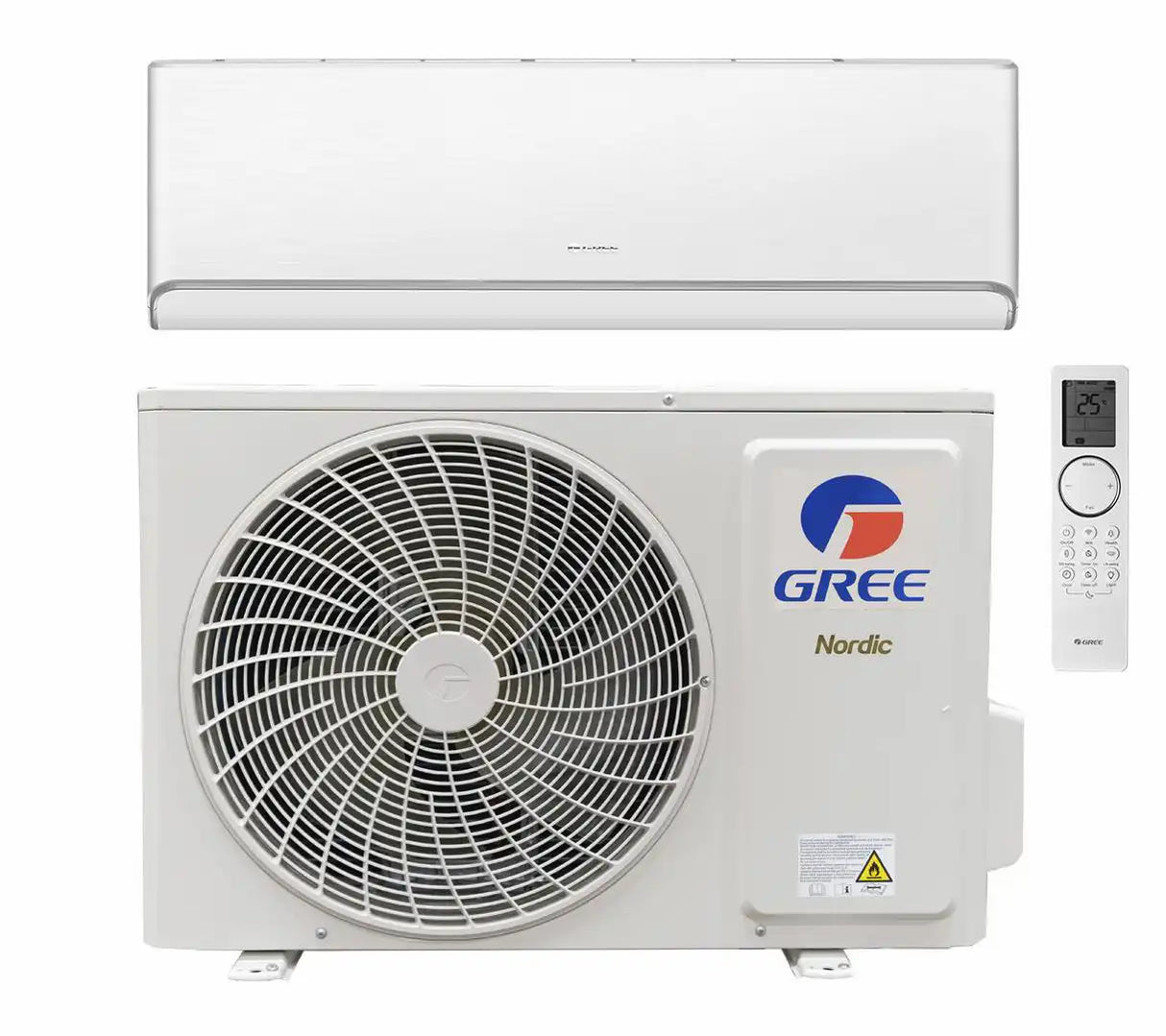GREE Airy Nordic 35-A/W -ilmalämpöpumppu asennettuna