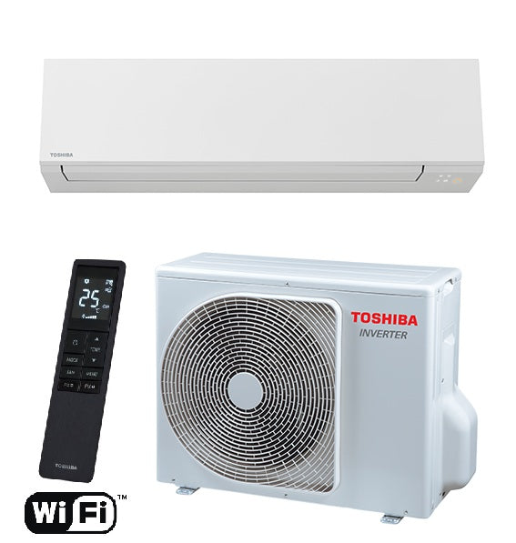 Toshiba Polar+ 35 White ilmalämpöpumppu asennettuna