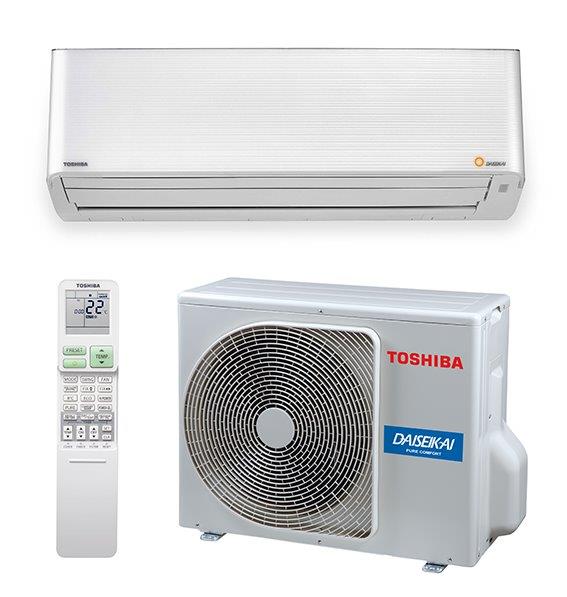 Toshiba Premium+ 35 ilmalämpöpumppu asennettuna